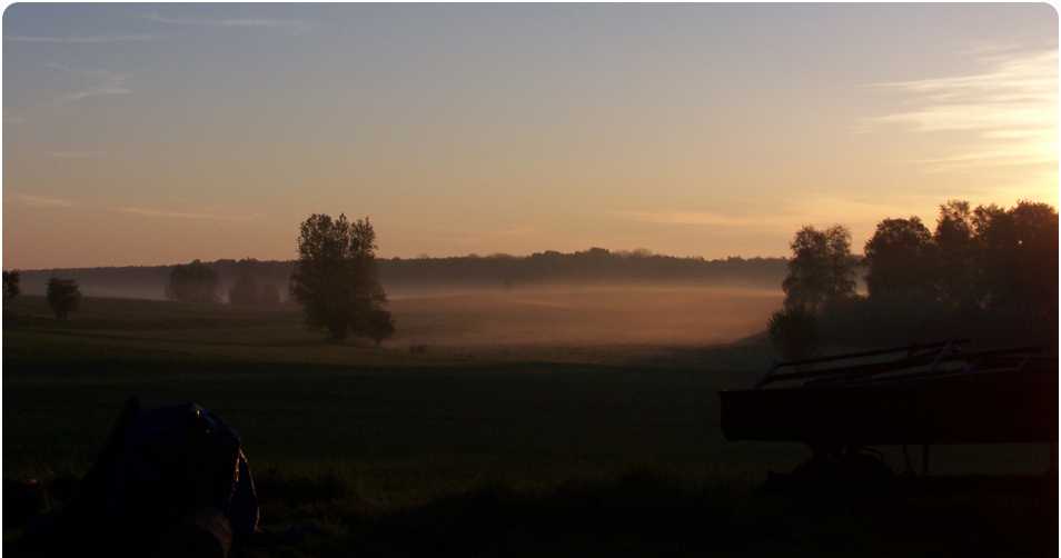 Sonnenaufgang in Hildebrandshagen Sonnenaufgang in Hildebrandshagen